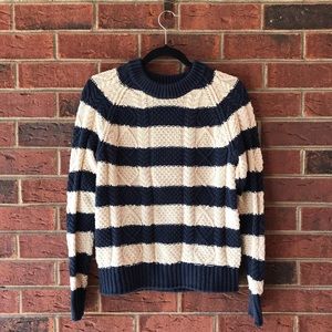L.L. Bean Signature cotton chunky knit sweater